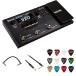 NUX MG-30 Guitar Multi-Effects Pedal Guitar/Bass/Acoustic Amp Modeling Bundle with Kopul 10' Phone-Phone (1/4