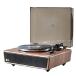 Arkrocket Huygens High Fidelity Bluetooth Record Player with Built-in Speakers Belt Drive Vinyl Turntable with Moving Magnet Cartridge, Bluetooth Inpu