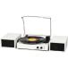 Vinyl Record Player with External Speakers, Wireless Bluetooth Playback 3 Speed Vintage Belt-Driven Turntable with Speakers, MP3 PC Encoding, RCA and