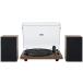 Crosley C62C Turntable HiFi System Record Player with Speakers, Adjustable Tonearm, Moving Magnet Cartridge, Bluetooth Receiver, 40W Per Channel, and