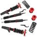 cciyu Coilover Adjustable Lowering Kit Fit 2013 for BMW for 320i /2007-2013 for BMW for 325i Suspension Shock Absorbers Adjustable Coilovers