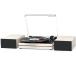 Record Player for Vinyl with External Speakers, Belt-Drive Turntable with Dual Stereo Speakers Vintage Vinyl LP Player Support 3 Speed Wireless AUX He