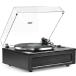 All-in-One Record Player High Fidelity Belt Drive Turntable for Vinyl Records Built-in 2 Tweeter and 2 Bass Stereo Speakers, Vinyl Player with MM Cart