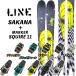 25/26 SAKANA +25/26 MARKER SQUIRE 11 LINE POWDER SKI �饤�󥹥��� ������ �ѥ�����������