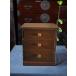  Showa Retro 3 кубок маленький выдвижной ящик Showa поздняя версия старый запись выставка доставка отдельно D размер б/у товар номер H10671