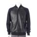[ Louis Vuitton ]Louis Vuitton men's leather knitted switch jacket blouson 1ABJ1T HPN14WVOR black XS [ used ]205354