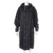  Chanel 96 год хлопок нейлон Vintage draw -тактный кольцо f- dead плащ P06685 черный 34[ б/у ]