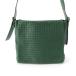  Bottega Veneta кожа сетка плечо сумка "почтальонка" B01078578M зеленый [ б/у ]