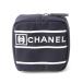  Chanel sportsline парусина здесь Mark сумка темно-синий [ б/у ]