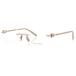  Tiffany TF1170D Asian Fit 6105 Rimless очки rose Gold [ б/у ]