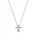 TIFFANY&amp;Co. Tiffany маленький Cross L sa Pele ti колье подвеска SV925 серебряный новый товар с отделкой унисекс [ б/у ]
