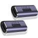LIANHATA USB4.0 Type C �ϊ� �A�_�v�^�[ 2�Z�b�g �T�C�h�x���g 40Gbps�����f�[�^�]��&amp;PD 100W/5A�}���[�d&amp; 8K@60Hz�f���o�� �^�C�vc type-c �ϊ�