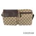  Gucci GG парусина 28566 поясная сумка kkd[ б/у ]