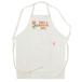 HAVE A GRATEFUL DAY ступица a решетка полный teilCHAIN STITCH APRON ( натуральный )( цепь стежок фартук )