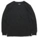 GOHEMPgo-hemplSUN BLEND WARMER L/S TEE 25 ( матовый черный )( long TEEhemp шерсть )