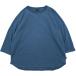 GOHEMPgo-hemplWIDE BASEBALL TEE 10oz JERSEY 26 ( neon темно-синий )( немного толстый. 7 минут рукав футболка )