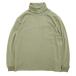 GOHEMPgo-hempl10oz JERSEY TURTLE NECK L/SL TEE 25 ( шалфей зеленый )(ta-toru шея )