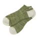 GOHEMPgo-hemplPANEL PILE ANKLE SOCKS 26 ( зеленый )( пирог ru лодыжка носки )