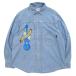 GOHEMPgo-hemplPLEATS WORK SHIRTS CHAMBRAY( б/у woshu)( музыка . слушайте .. похоже . автомобиль n пятно - рубашка )