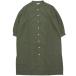 A HOPE HEMPa Hope hempl женский Hemp Canvas Back Tail Shirt OP ( оливковый )( One-piece )