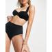 eisos lady's bottoms only swimsuit ASOS DESIGN mix and match high waist bikini bottom in black