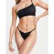 eisos lady's bottoms only swimsuit ASOS DESIGN mix and match T back thong bikini bottom in black