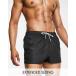   ϡեѥġ硼  ASOS DESIGN swim shorts in super short length in black