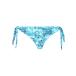  vi ru blur k in lady's bottoms only swimsuit Tie-Dye Flowers Side-Tie Bikini Bottom