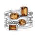 ե ǥ  ꡼ EFFY&reg; Citrine Multirow Statement Ring (2-1/5 ct. t.w.) in Sterling Silver