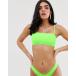 �G�C�\�X&nbsp;���f�B�[�X&nbsp;�g�b�v�̂�&nbsp;����&nbsp;ASOS&nbsp;DESIGN&nbsp;square&nbsp;bandeau&nbsp;crop&nbsp;bikini&nbsp;top&nbsp;in&nbsp;neon&nbsp;green