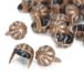  umbrella type заклепки 2 коготь 9mm [ античный медь / 1 шт ] античный способ кожа умение заклепки ремень 
