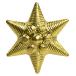  Hungary army discharge goods badge insignia star type [ Gold ] military pin badge collar chapter . chapter cap chapter military army thing 