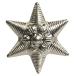  Hungary army discharge goods badge insignia star type [ silver ] military pin badge collar chapter . chapter cap chapter military army thing 