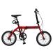 [ прямая поставка наложенный платеж не возможно ]MIMUGO складной велосипед FIELD CHAMP 16 дюймовый блокировка есть красный MG-FCP16RD-OP