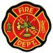  нашивка FIRE DEPT Logo Mark . давление надеты тип пожаротушение .| милитари милитари patch выше like знак отличия значок воротник глава погоны 