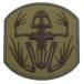  Mill спецификация Monkey PVC patch Frog Skeleton липучка имеется [ оливковый гонг b] MSM MIL-SPEC