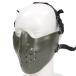  half face guard BRAVE WARRIOR helmet installation adaptor attaching [ olive gong b] half face mask 