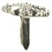 �X�^�b�Y 2�� �\���� �N���X 11.5mm [ �V���o�[ ] �v�׍H �n���h���C�h ���U�[�N���t�g�ޗ� �X�^�b�Y�x���g �֘A�摜2