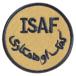  Германия армия сброшенный товар нашивка ISAF patch .. установка тип [ Sand ]. армия милитари нашивка милитари patch I The f
