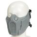  half face guard MECHANICAL helmet installation adaptor attaching [ gray ] face mask mackerel ge- equipment 