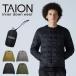 TAIONta ion crew neck button inner down jacket men's free shipping TAION-104