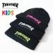 THRASHER Thrasher Kids размер Logo вышивка вязаная шапка шляпа Junior мужчина девочка колпак вязаная шапка Beanie Youth размер детский K-THR-N01K