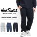 WILD THINGS Wild Things тренировочный over брюки тренировочный брюки обратная сторона ворсистый мужской низ бесплатная доставка WT24114IS