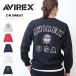 AVIREX Avirex sig природа va- City Logo тренировочный обратная сторона шерсть футболка мужской Avirex бесплатная доставка 783-6932001