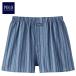 POLO b.c.s Polo трусы передний .. хлопок 100% полоса нижний одежда нижнее белье брюки мужской Gunze PBM874