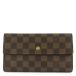  Louis Vuitton Damier *porutotorezo-ru Inter National * длинный кошелек /N61217/eben( Brown )/LOUIS VUITTON на следующий день рассылка возможно /208424