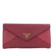  Prada safia-no длинный кошелек /1MH037/IBISCO+PEONI( темный розовый серия )/PRADA на следующий день рассылка возможно /207600