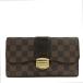  Louis Vuitton Damier *eben*porutofoiyusi стойка na* длинный кошелек /N61747/ Brown /LOUIS VUITTON на следующий день рассылка возможно /208335
