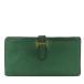  Hermes Bear n* long wallet * Vogue Rene comb . bell / green × Gold /HERMES next day delivery possible /208552