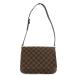  Louis Vuitton Damier *myuze профилированный лист go длинный * сумка на плечо /N51301/eben( Brown )/LOUIS VUITTON на следующий день рассылка возможно /208419